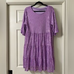 NWOT Lavender haze sequin eras tour Taylor Swift dress